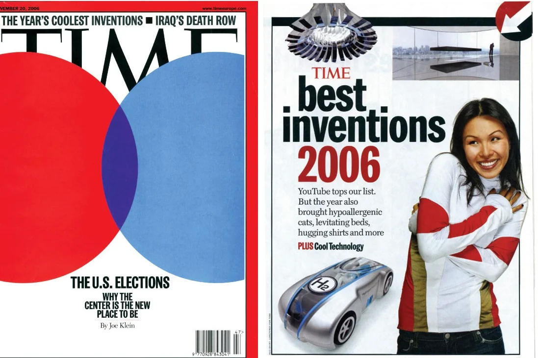 HugShirt featured in TIME magazine’s Best Inventions of 2006
